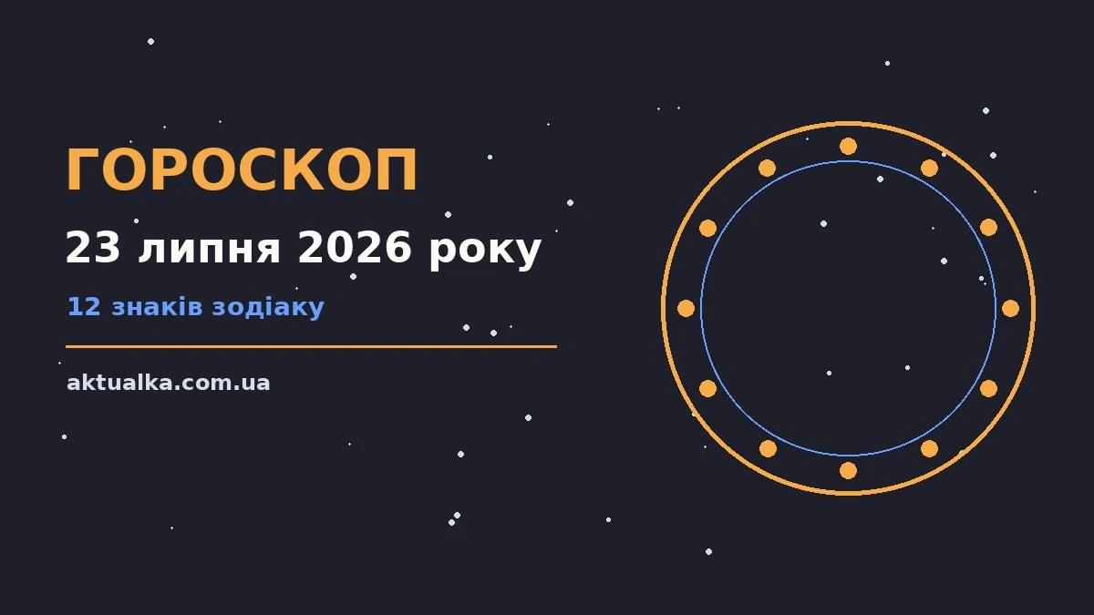 Гороскоп на 23 липня 2026 року: зосереджена людина планує день біля вікна з ранковою кавою та нотатником