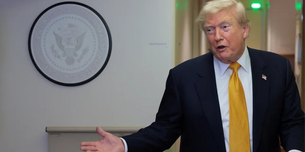 Дональд Трамп під час інтерв'ю The New York Post