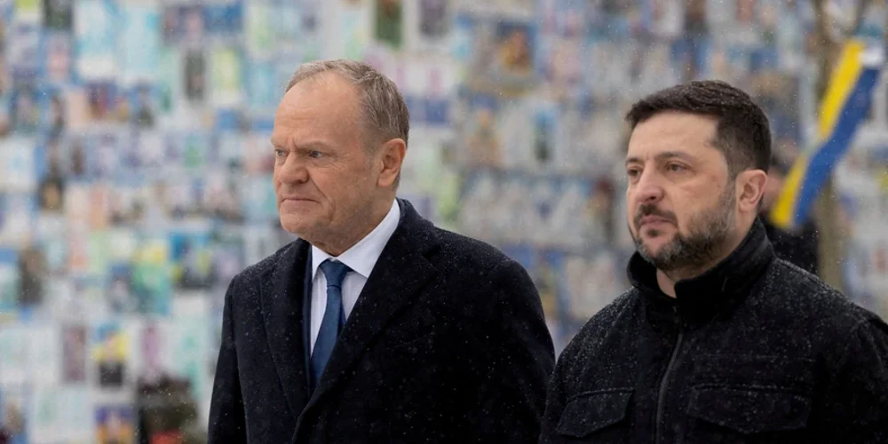 Літак президента України в аеропорту Любліна, скриншот трансляції TVP Info
