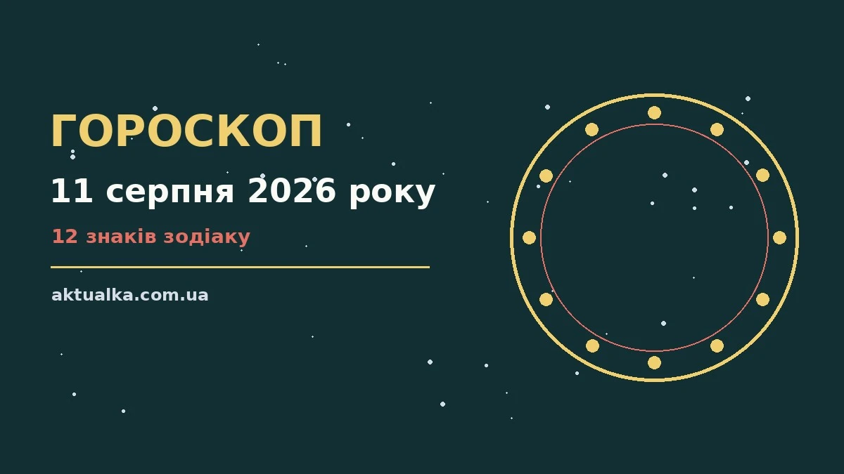 Гороскоп на 11 серпня 2026 року: що варто врахувати для спокійних і точних рішень