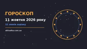 Гороскоп на 11 жовтня 2026 року: що варто врахувати для спокійних і точних рішень