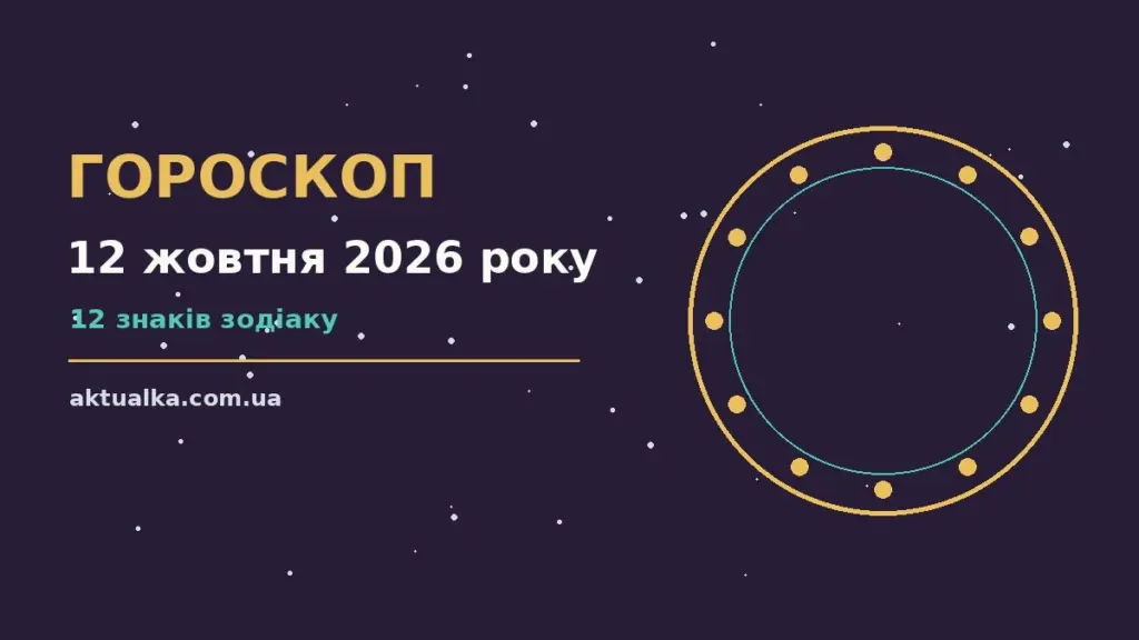 Гороскоп на 12 жовтня 2026 року: що варто врахувати для спокійних і точних рішень
