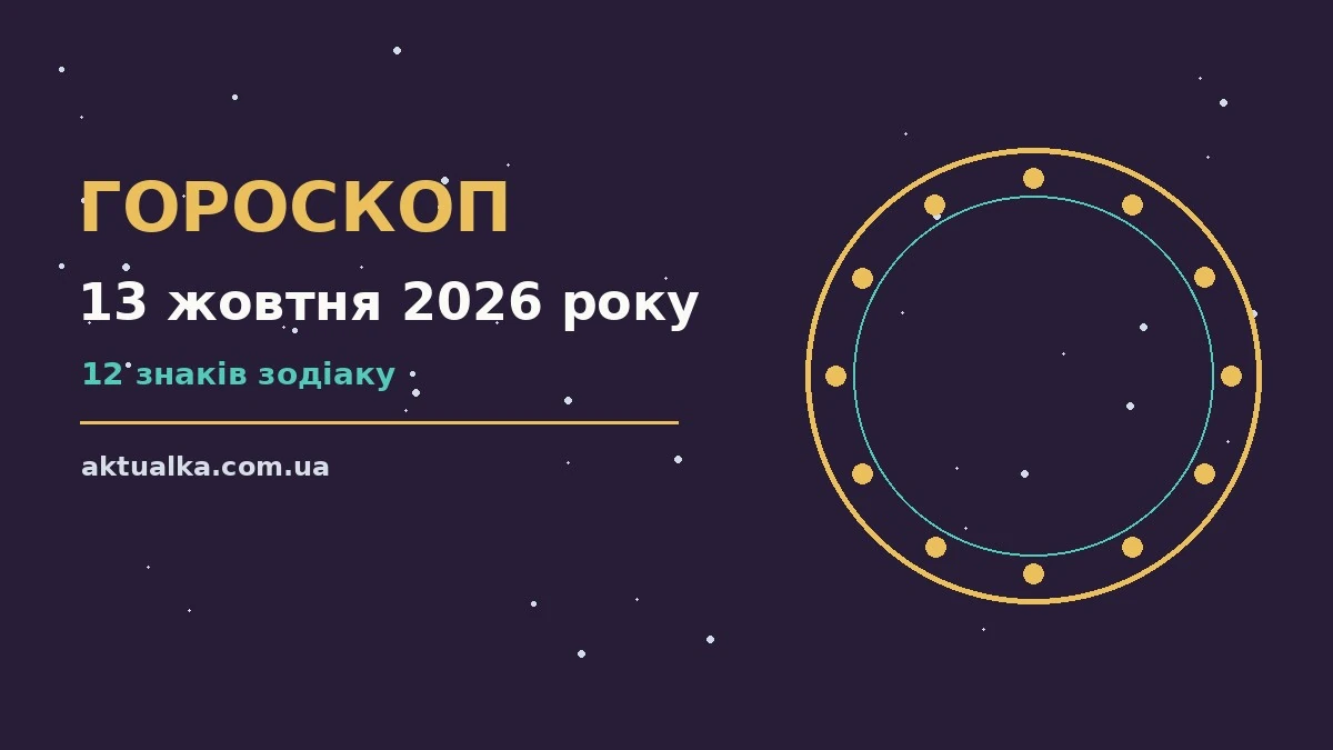 Гороскоп на 13 жовтня 2026 року: що варто врахувати для спокійних і точних рішень