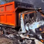 На Харківщині «Молнія» вночі пошкодила вантажівку: правоохоронці відкрили провадження